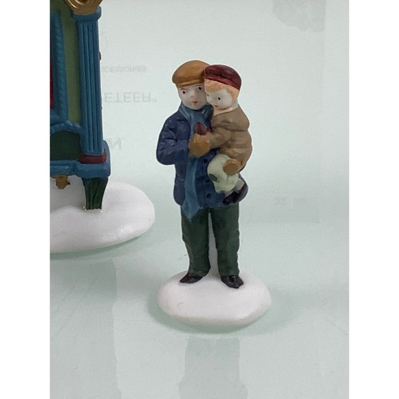 VTG Dept 56 heritage village collection The old Puppeteer 3 figurines Complete - Picture 4 of 11